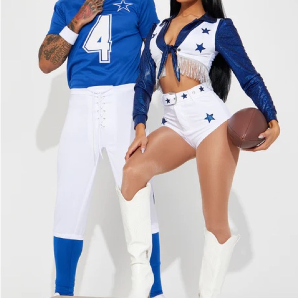 Fashion Nova “Cheer Stars 4-piece Costume set - Picture 6 of 9